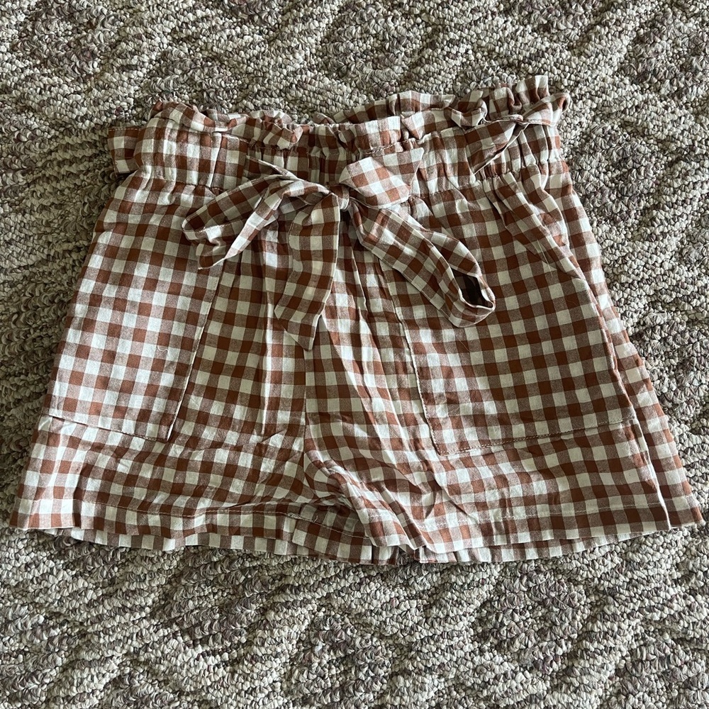 Pink Lily gingham shorts